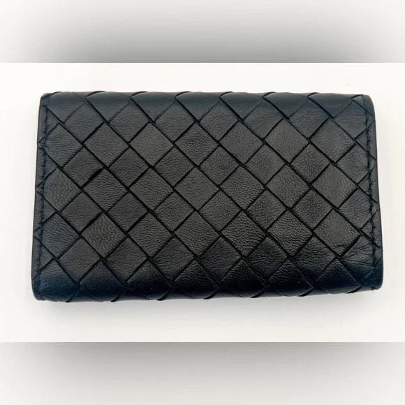 Bottega Veneta Intrecciato Lambskin Leather 4 Ring Key holder - Picture 2 of 5